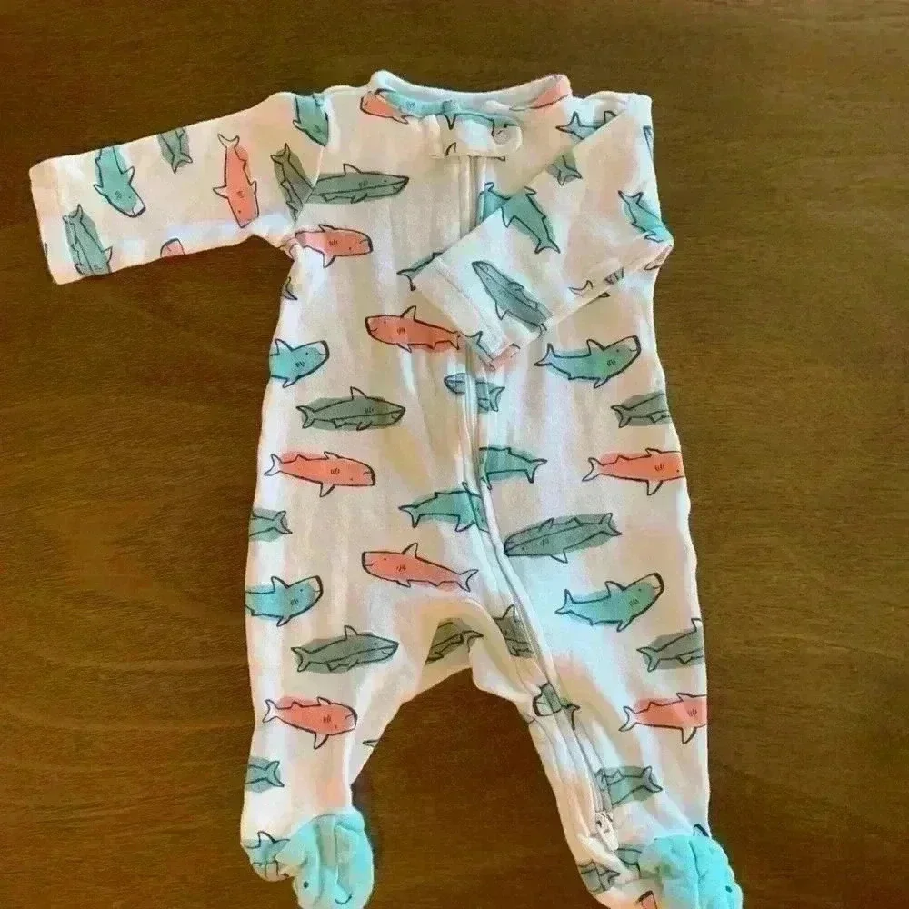 3 MONTHS ~ Carter's Baby Fleece Footed Sleeper Pajamas PJs LOT Of 3